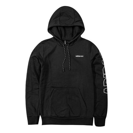 Men's adidas neo Logo Printing Black DX0053