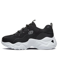 (WMNS) Skechers D Lites 3.0 Low-Top Daddy Shoes Black 66666210-BLK