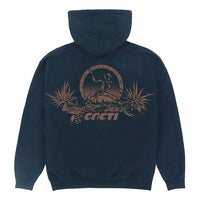 Travis Scott Cactus Jack CACTI Series Alphabet Printing hooded Long Sleeves Unisex Blue TC-79