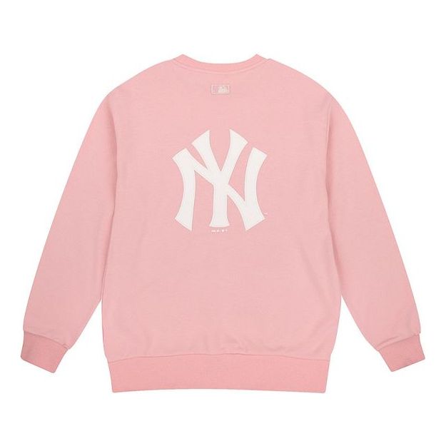 MLB New York Yankees Printing Logo Sports Fleece Unisex Pink 31MTR1941-50P