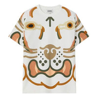 KENZO SS21 Cotton Printing Loose Short Sleeve White FB52TS9444SB-01B