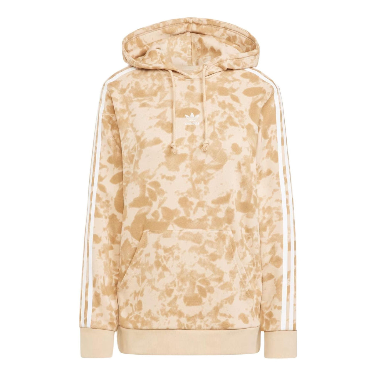 (WMNS) adidas Logo Hoodie Asia Sizing 'Beige' IX6000