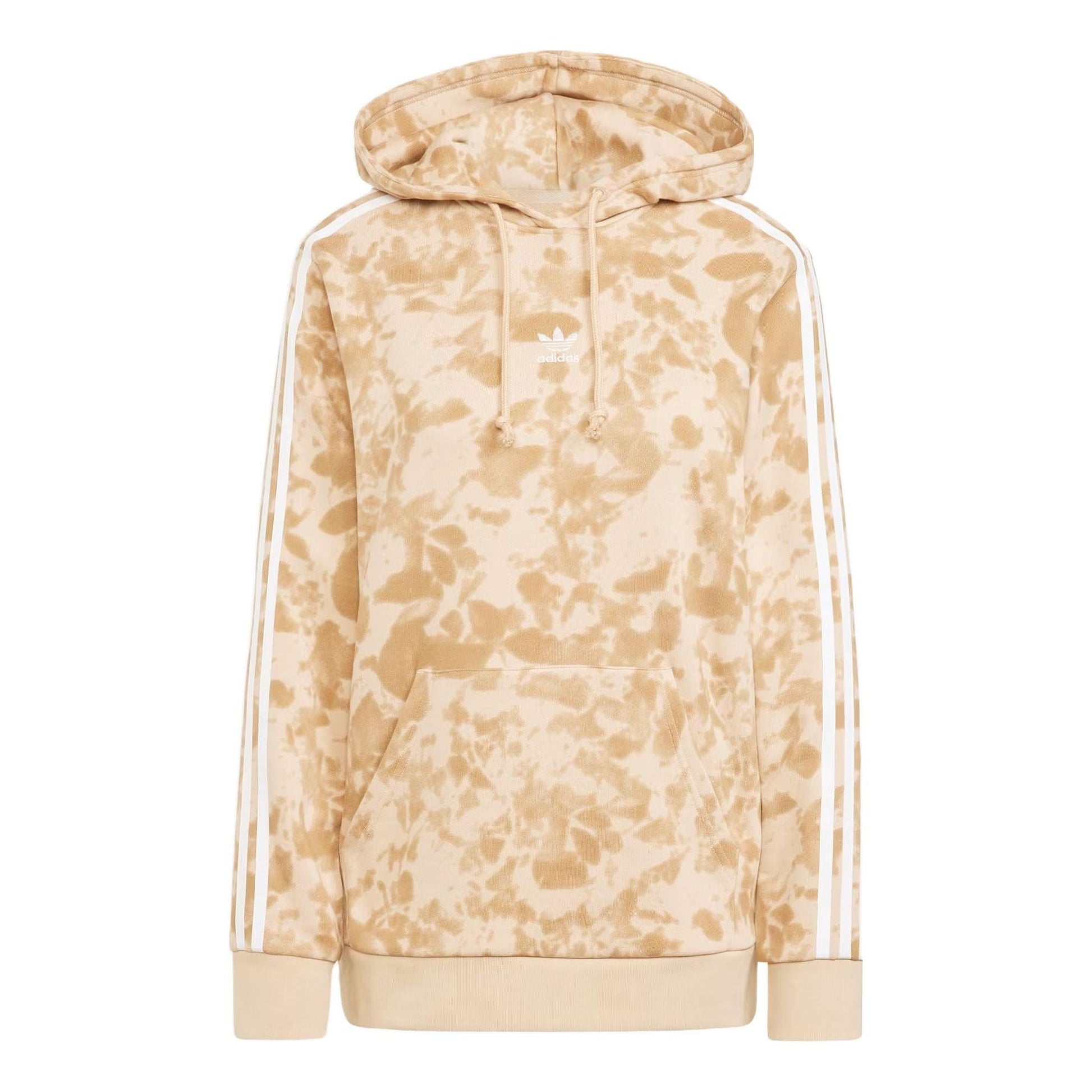 (WMNS) adidas Logo Hoodie Asia Sizing 'Beige' IX6000