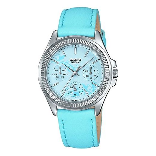 CASIO Female DRESS Japan / South Korea Fashion Blue Analog LTP-2088L-2AQ