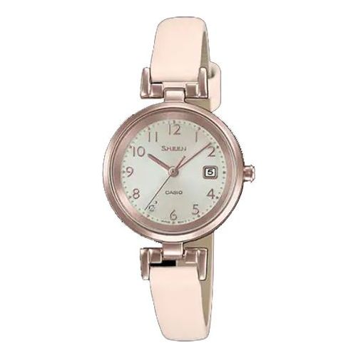 CASIO SHEEN Series Wrist /White Solar Powered Pink Analog SHS-D200CGL-4AJF