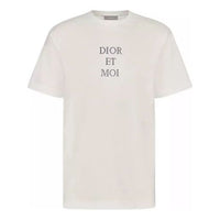 DIOR Alphabet Pattern Short Sleeve White 933J604A0554-008
