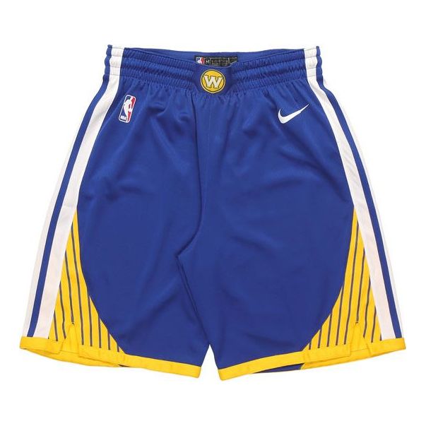 Nike Team Edition SW Golden State Warriors Basketball Shorts 'Blue' 866809-495