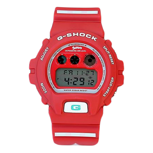 CASIO G-Shock Digital 'Red' DW-6900BUL7-9