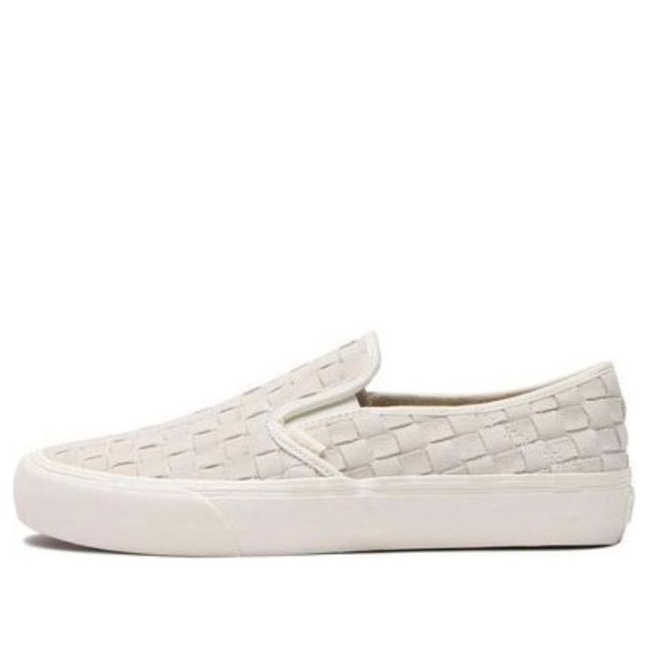 Vans Leather Weave Slip-On VR3 SF 'Marshmallow' VN0A4BX8QC5