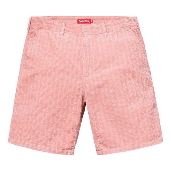 Supreme SS19 Rope Corduroy Work Short Cargo Shorts Unisex Pink SUP-SS19-10056