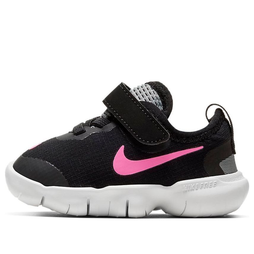 (TD) Nike Free RN 5.0 'Black Grey Pink Glow' CJ2080-001