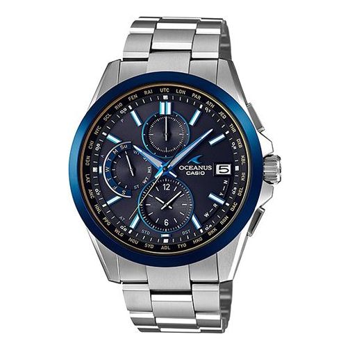 CASIO Solar Powered Waterproof Blue Dial Blue Analog OCW-T2600G-1A
