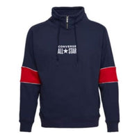 Converse All Star Funnel Neck Quarter Zip Crew Sweatshirt Asia Sizing 'Navy' 10018299-A01