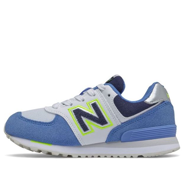 New Balance Kids' 574 Varsity Sport Blue/Green PC574NLE