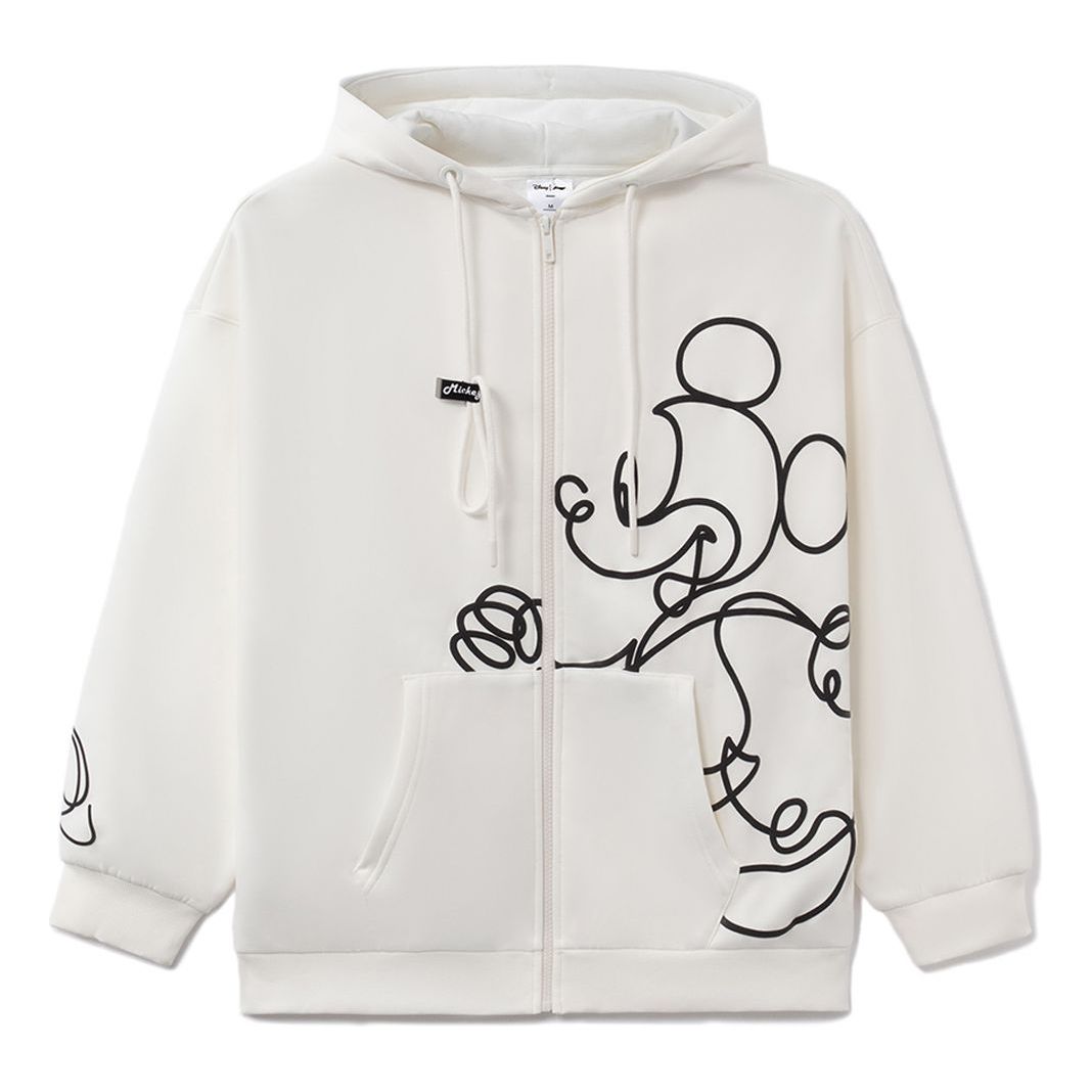 (WMNS) Li-Ning x Disney Graphic Hooded Jacket 'White' AWDRD58-5