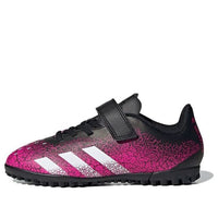 (GS) adidas Predator Freak .4 H&l TF Turf Shoes 'Pink Black' FW7538