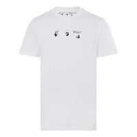 Off-White Peace Worldwide Over Tee 'White/Green' OMAA038R21JER0080155