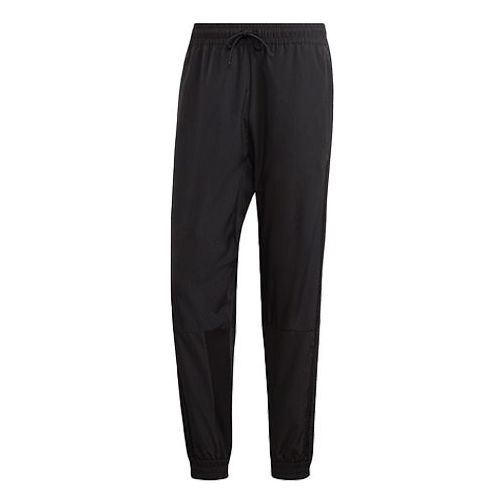 adidas originals Trackpants Solid Color Casual Bundle Feet Sports Long Pants Black DV2003
