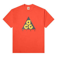 Nike ACG Alphabet Printing Sports Round Neck Short Sleeve Orange Red Orangered CV1532-634
