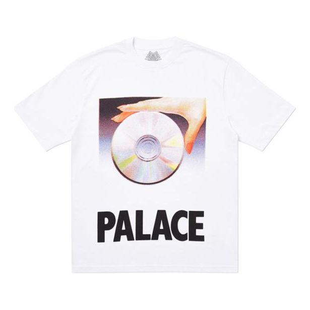 PALACE See-d T-Shirt Grey Marl Alphabet Short Sleeve Unisex White P18TS160