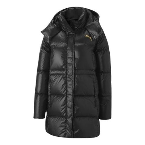 (WMNS) PUMA Cocoon Down Coat 'Black Gold' 585409-01