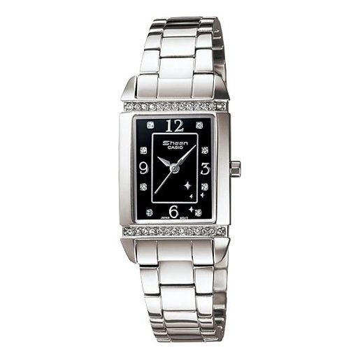 CASIO SHEEN Waterproof Silver/ Black Analog SHN-4016D-1A