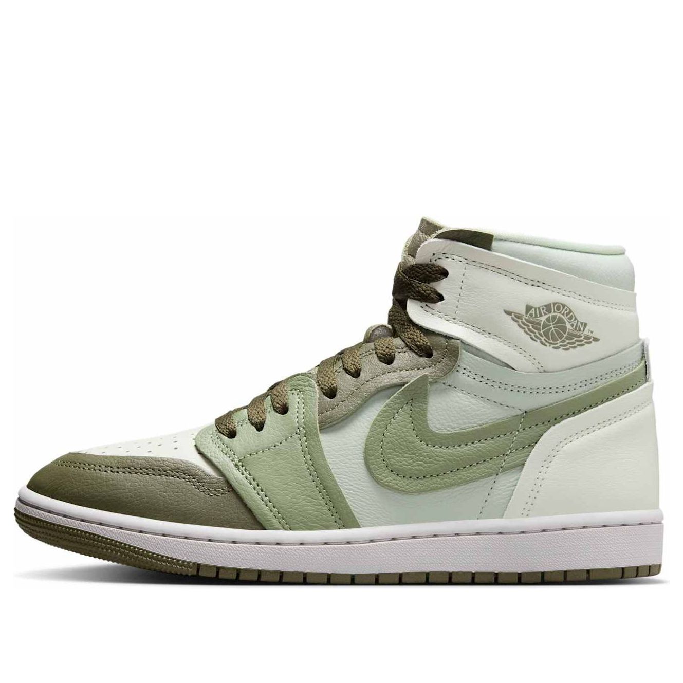 (WMNS) Air Jordan 1 High Method of Make 'Medium Olive Seafoam' FB9891-201