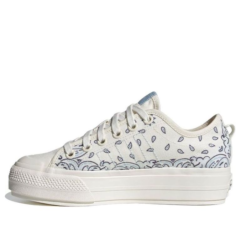 (WMNS) adidas Nizza Rf Platform 'White Blue' G55914