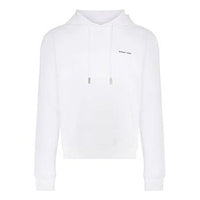 Off-White SS19 Printing Drawstring Printing Cotton Fleece Men White OMBB034S19D250220110