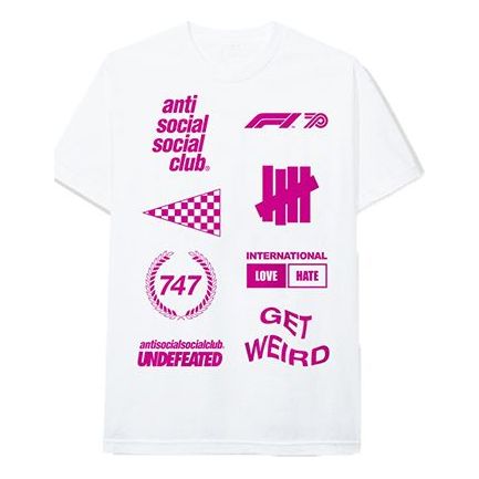 ANTI SOCIAL SOCIAL CLUB x UNDEFEATED x F1(R) Tee ASS-546