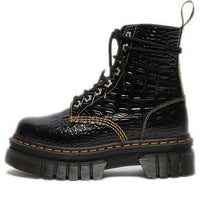 (WMNS) Dr. Martens Audrick x Heaven by Marc Jacobs Croc Boots 'Black' 27512001