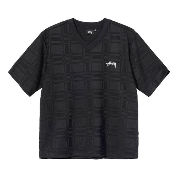 Stussy Pattern Loose Short Sleeve Unisex Black 1140254