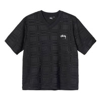Stussy Pattern Loose Short Sleeve Unisex Black 1140254