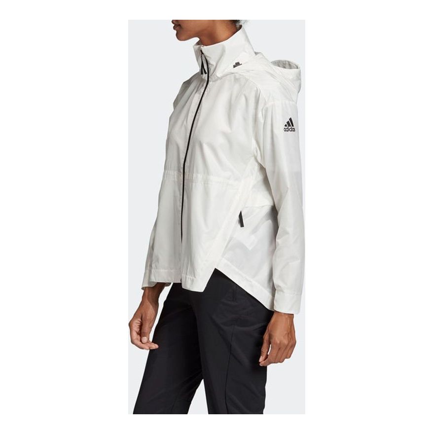 (WMNS) adidas Sports Hooded Jacket White FI0627