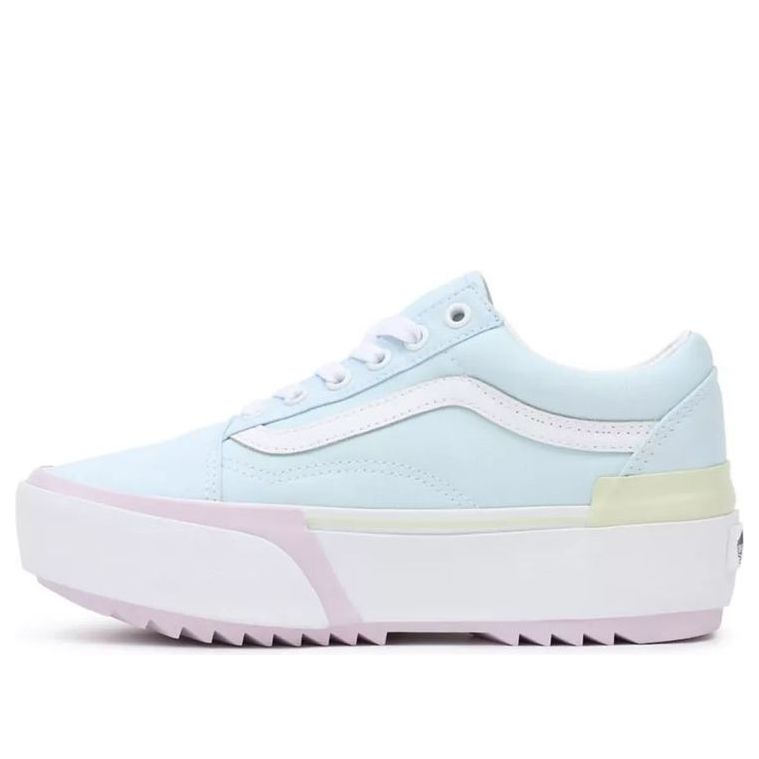 Vans Pastel Old Skool Stacked Low-Top Sneakers Blue/Pink VN0A4U1524D