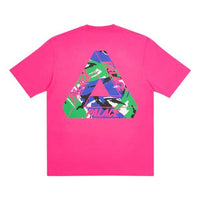 PALACE Back Printing Round Neck Short Sleeve Unisex Pink PAL-FW20-519