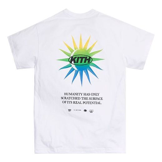 KITH Uprising Sun Tee Pattern Short Sleeve White KH3769-101