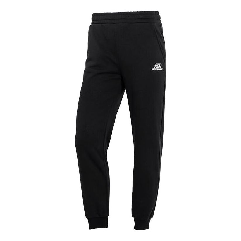 (WMNS) Skechers Sport Pants 'Black White' L322W059-0018