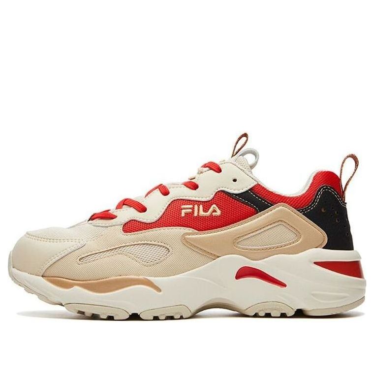 (WMNS) FILA Tracer Running Shoes Beige/Red F12W111127FAF
