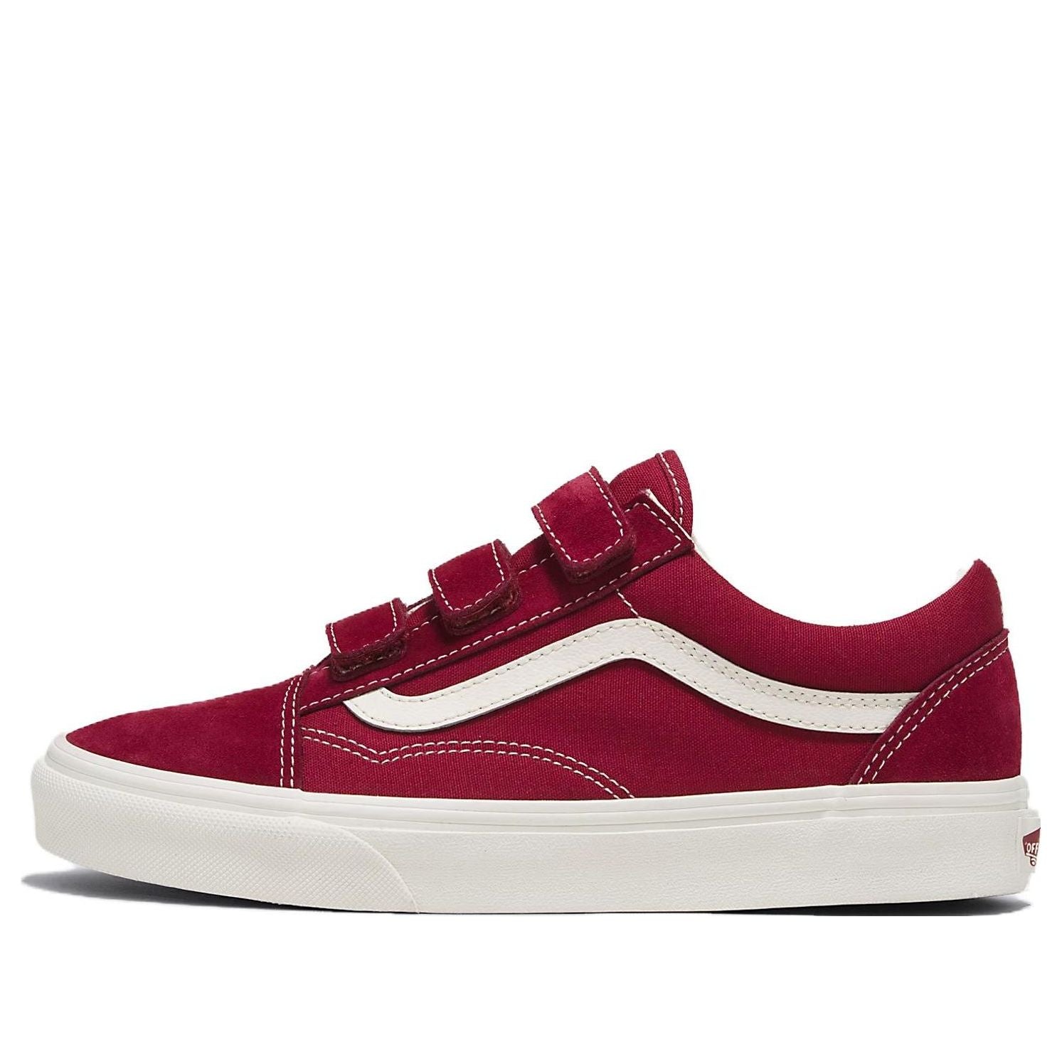 Vans Old Skool V Suede Canvas 'Red White' VN0A3D29DBW