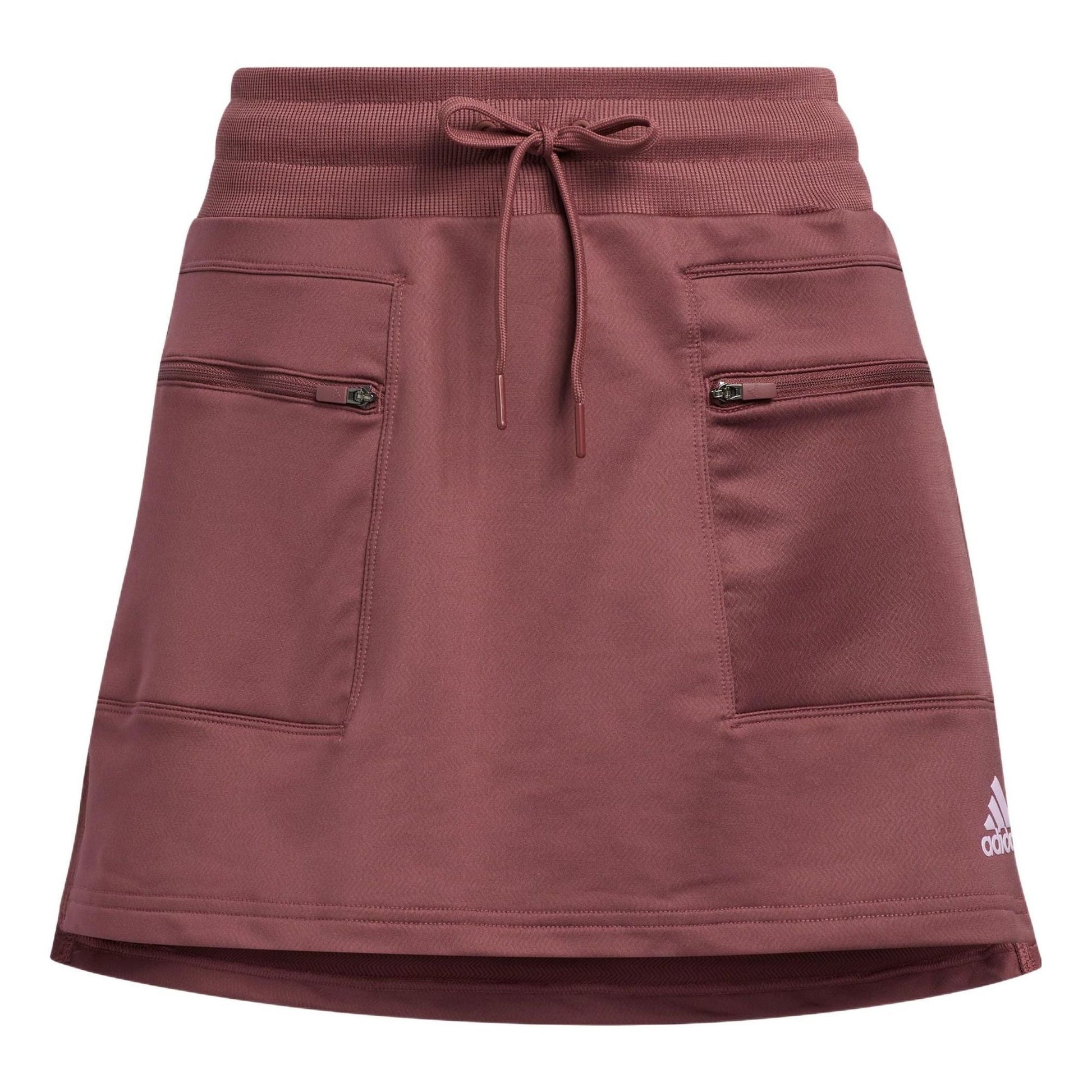 (WMNS) adidas Warp Knit Golf Skirt Asia Sizing 'Burgundy ' HG6931