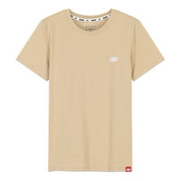 Skechers Athleisure Casual Sports Knit Round Neck Short Sleeve Brown L220W170-00TD