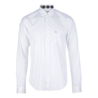 Men's Burberry Cotton Cuff Casual Shirt White 37897251