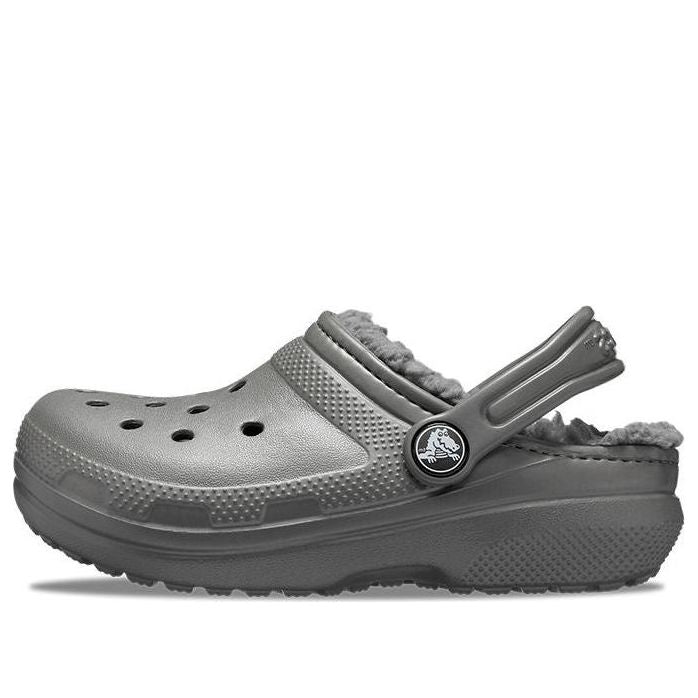 (GS) Crocs Classic Lined Clogs 'Slate Grey Smoke' 203506-0EX