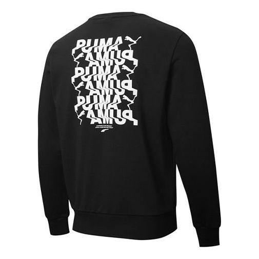 PUMA Avenir Graphic Sweatshirt 'Black' 530019-01