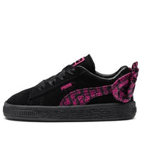 (PS) PUMA X Barbie Suede Classic Leisure Shoes Black 366658-01