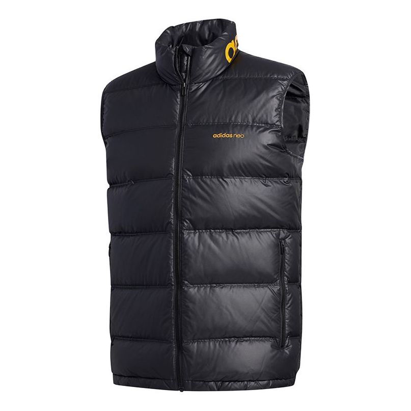 adidas neo Stand Collar Stay Warm Sports Down Vest Black FT7997