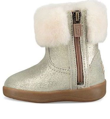 (PS) UGG Jorie II Metallic Fleece Lined Gold Color 1097035T-GOLD