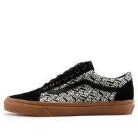 Vans Old Skool Casual Fashion Skate Shoes Full Print Black White VN0A4BV51UI