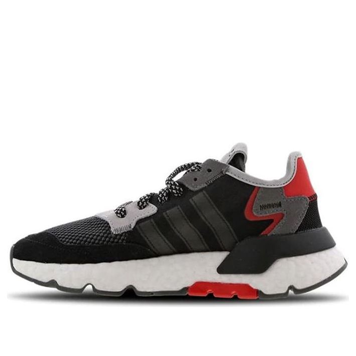 (GS) adidas originals Nite Jogger J Shoes Black/Grey EE8888